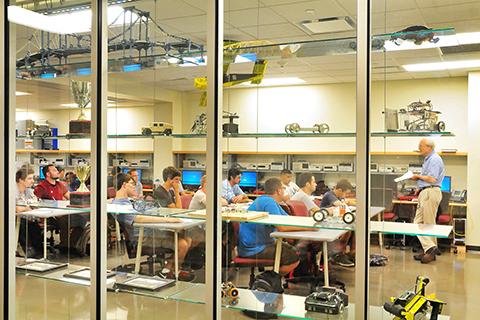 Engineering Students in Lab